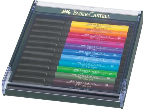 [90058180 847397] Faber-Castell Tuschestift Pitt Artist Pen 12er Set