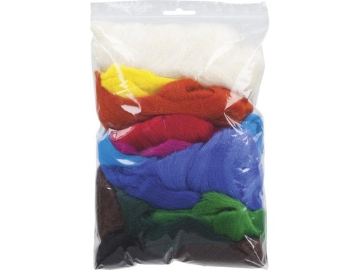 [90058192 1101969] Heyda Filzwolle Mix 100 g, Mehrfarbig