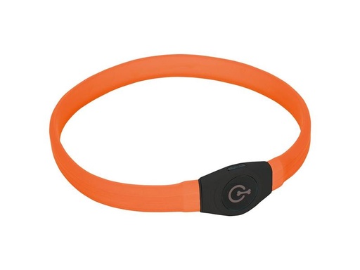 [90058206 1116680] Karlie Leuchtring Visio Light LED Langhaar, orange