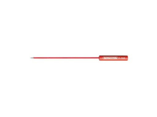 [90058230 1132754] Bernstein Werkzeuge Prüfspitze Rot, Klinge 1 mm