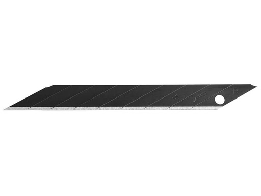 [90058801 1103359] NT Cutter Ersatzklinge BA-15P 9 mm, Schwarz, 10 Stück