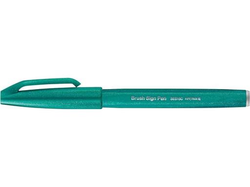 [90058826 1173097] pentel Filzstift Brush Sign Pen 1 Stück, Türkis