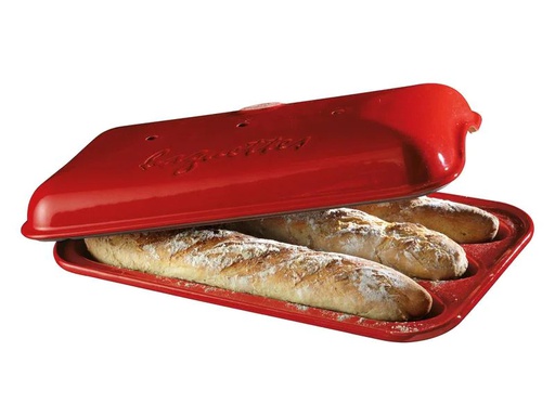 [90058832 1164014] Emile Henry Brot-Backform Baguette 39 cm