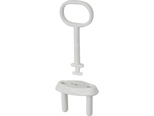 [90059121 669395] Abus Steckdosenschutz Emma 5 Stück, Weiss