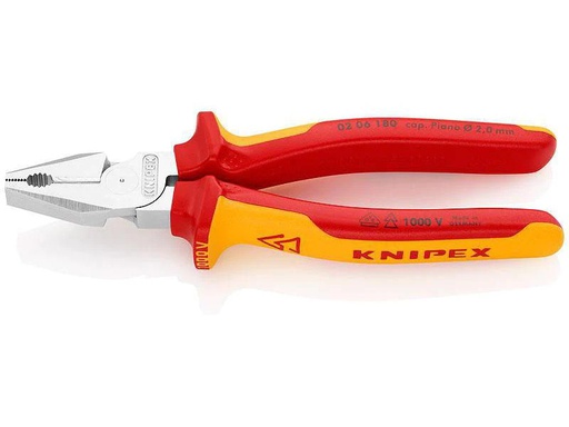 [90059125 916980] Knipex Kraft-Kombizange 180 mm VDE