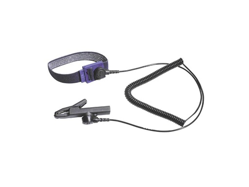 [90059254 1132773] Bernstein Werkzeuge ESD Armband mit Spiralkabel + Krokodilklemme