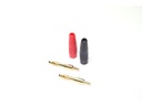 EP Stecker 4 mm Bananen, Gold 2 Stück