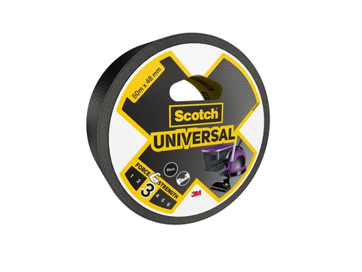 [90005967 1160688] 3M Klebeband Scotch Universal 48 mm x 50 m, Schwarz