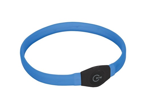 [90059932 1116678] Karlie Leuchtring Visio Light LED Langhaar, blau