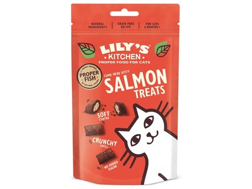 [90059952 1209344] Lily's Kitchen Katzen-Snack Lachs Chrunchy 60 g
