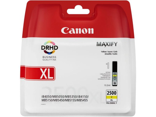 [90060060 325309] Canon Tinte PGI-2500XL / 9267B001 Yellow