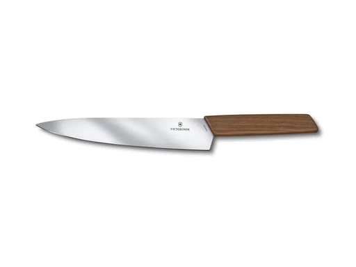 [90060061 741202] Victorinox Tranchiermesser Swiss Modern 22 cm Nussbaumholz
