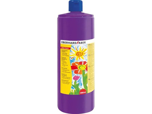 [90060136 1102088] Eberhard Faber Temperafarben Efacolor, 1000 ml, Purpurviolett