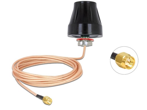 [90005996 636995] Delock LTE-Antenne SMA SMA 2 dBi Rundstrahl