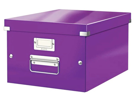 [90060219 627560] Leitz Aufbewahrungsbox Click &amp; Store A4 Violett