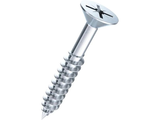 [90006003 850481] ferronorm Spanplattenschrauben 6 x 120 mm, 100 Stück
