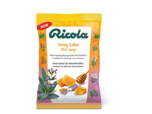 [90060356 951377] Ricola Bonbons Honig Salbei 75 g