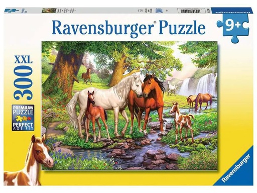 [90060401 1017667] Ravensburger Puzzle Wildpferde am Fluss