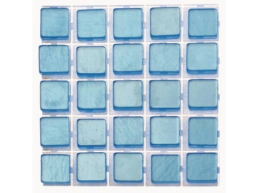 [90060532 631698] Glorex Selbstklebendes Mosaik Poly-Mosaic 5 mm Hellblau