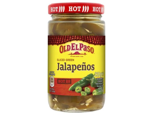 [90060605 957336] Old El Paso Jalapeños geschnitten 215 g