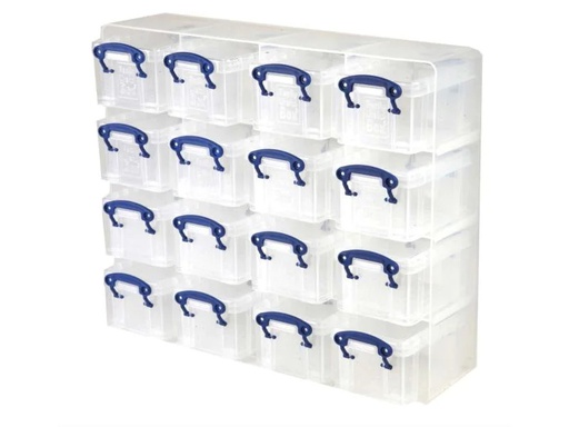 [90060684 291396] Really Useful Box Schubladenbox Set 0.3 l Transparent