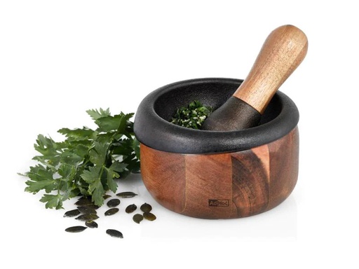 [90006051 549363] AdHoc Mörser mit Stössel Crush MO20 13 cm, Gusseisen