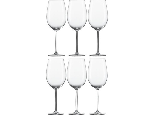 [90061201 401629] Schott Zwiesel Rotweinglas Diva 770 ml, 6 Stück, Transparent