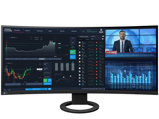 [90061229 1143831] EIZO Monitor EV3895 Swiss Edition Schwarz