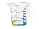 Rotho Messbecher Domino Dekor 3 dl, Transparent