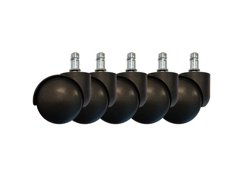 [90061291 1115247] LC-Power Ersatzrollen Gaming Stuhlrollen 5er Set