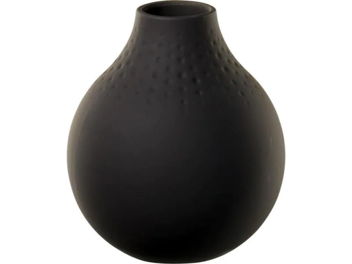 [90006112 757556] Villeroy &amp; Boch Vase Collier noir Perle No.3 Schwarz
