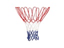 Hudora Basketballnetz Rot, Weiss, Blau