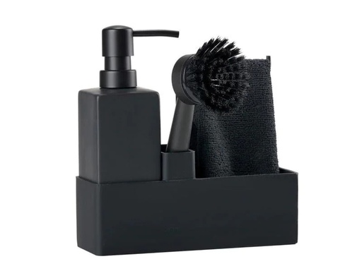 [90061465 695481] Zone Denmark Spültrogbutler-Set 19 x 20 cm Schwarz