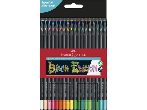 [90061550 1036357] Faber-Castell Farbstifte Black Edition 36 Stück
