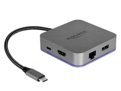 [90061807 976501] Delock Dockingstation USB 3.1 Typ-C – HDMI/USB-A/USB-C/LAN/PD 3.0