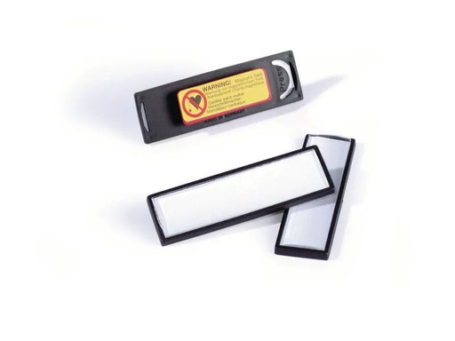[90006171 578992] DURABLE Namensschild mit Magnet Clip Card 1.7 x 6.7 cm, 25 Stück