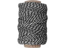 Creativ Company Kordelband Baumwolle Schwarz/Weiss, 50 m