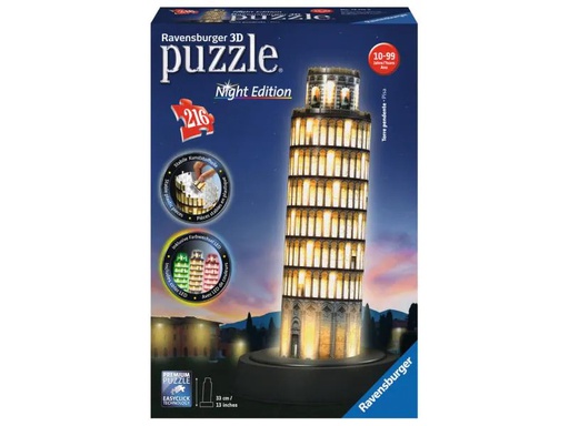 [90062135 640831] Ravensburger 3D Puzzle Pisa bei Nacht