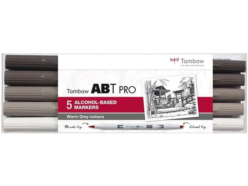 [90062365 1103326] Tombow Warm Grey Colours, Box, 5er-Set