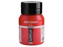 Amsterdam Acrylfarbe Standard 318 Karmin halbdeckend, 500 ml