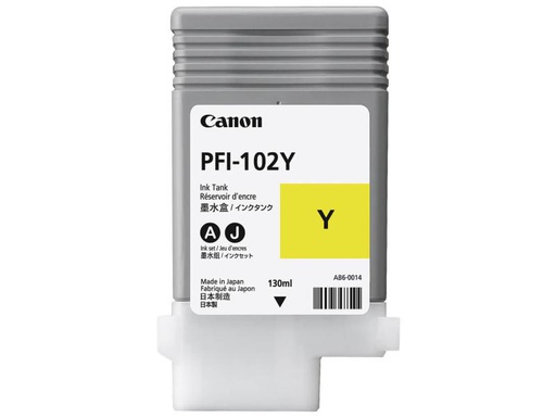 [90062376 93048] Canon Tinte PFI-102Y / 0898B001 Yellow