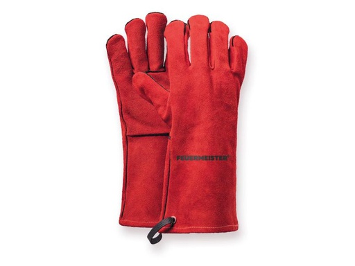 [90062681 976490] Feuermeister Grillhandschuh Premium BBQ Rot, Grösse 12