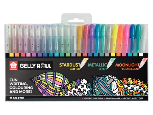 [90063070 995772] Sakura Gelschreiber Gelly Roll Set Mehrfarbig