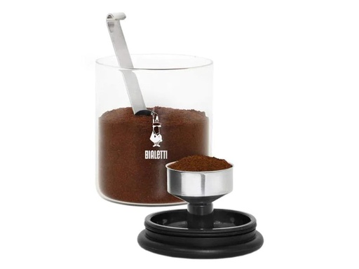 [90063071 885029] Bialetti Kaffeedose Moka 0.25 l, Transparent