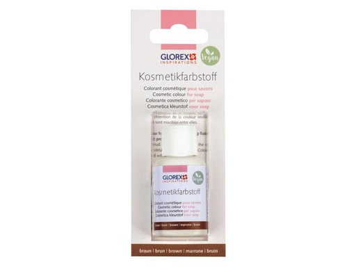 [90063176 627853] Glorex Kosmetikfarbstoff 20 ml, Braun