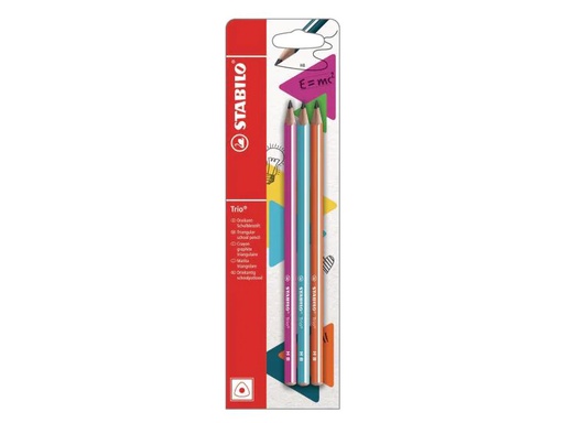 [90063293 576077] STABILO Bleistift Trio HB, 3er Set