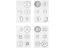 Creativ Company Adventskalender-Zahlen Ø 4 cm