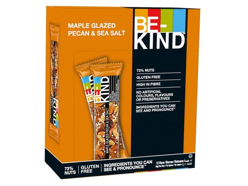 [90063541 951322] BE-KIND Riegel Maple Glazed Pecan &amp; Sea Salt 12 x 40 g