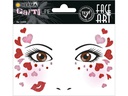 Herma Stickers Tattoos Face Art Love, 1 Stück