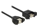 Delock USB 2.0-Einbaukabel  USB A - USB B 0.25 m